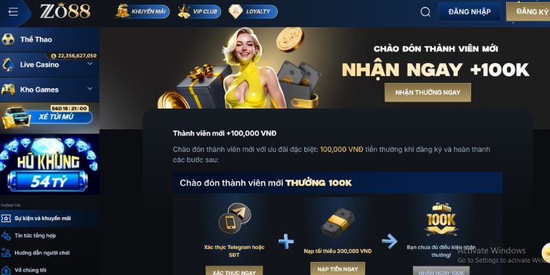 Quy định tham gia khuyến mãi nạp đầu cho người mới